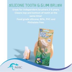 (PRE ORDER) Jack N Jill Silicone Tooth & Gum Brush - Stage 3